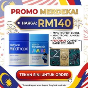 Mindtropic 1 & Mindtropic Junior 1 Free Dompet Batik 1