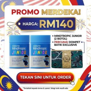 Mindtropic Junior 2 Botol Free Dompet batik 1
