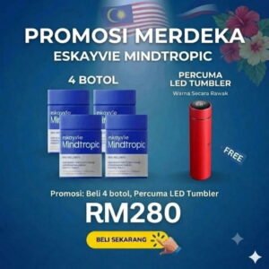 Mindtropic 4 Botol Free LED Tumbler 1