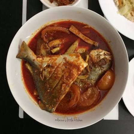 Ikan Bawal Masak Asam Pedas